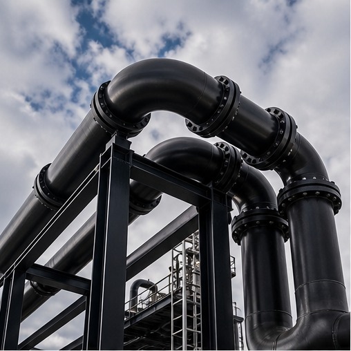 Industrial pipework installation